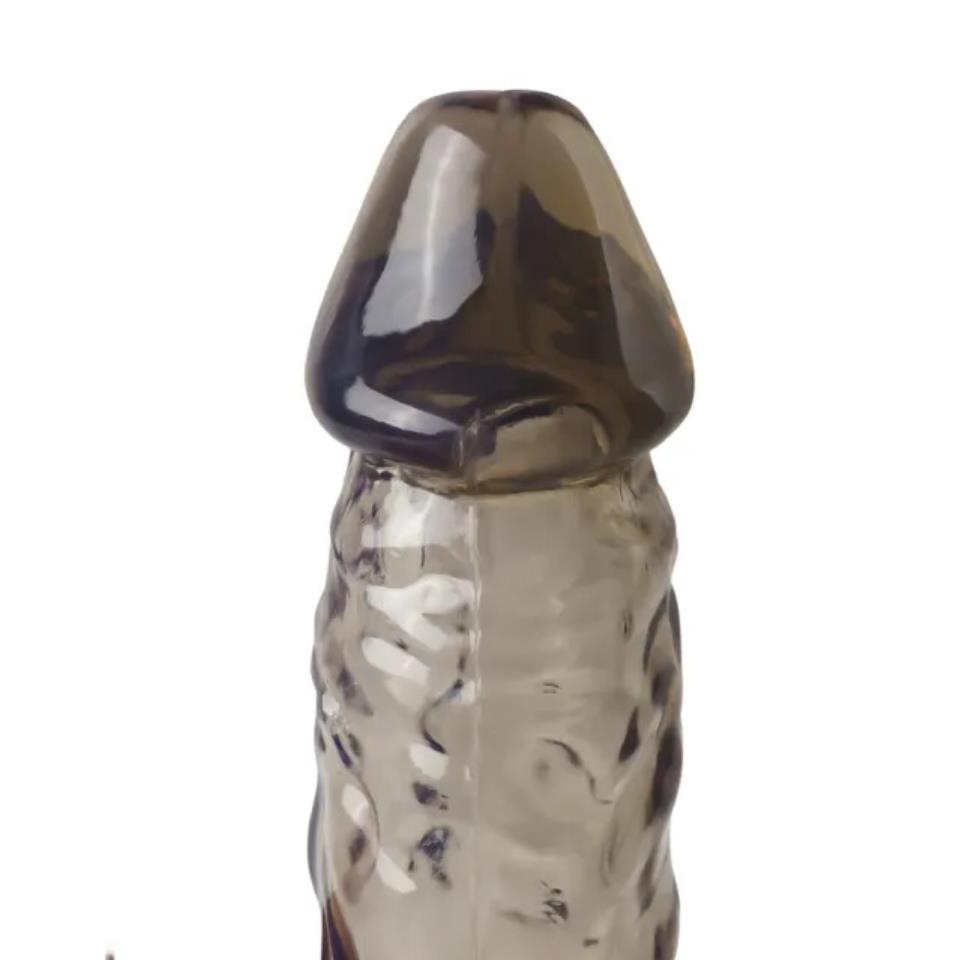 Clear Rabbit Vibrating Penis Extender