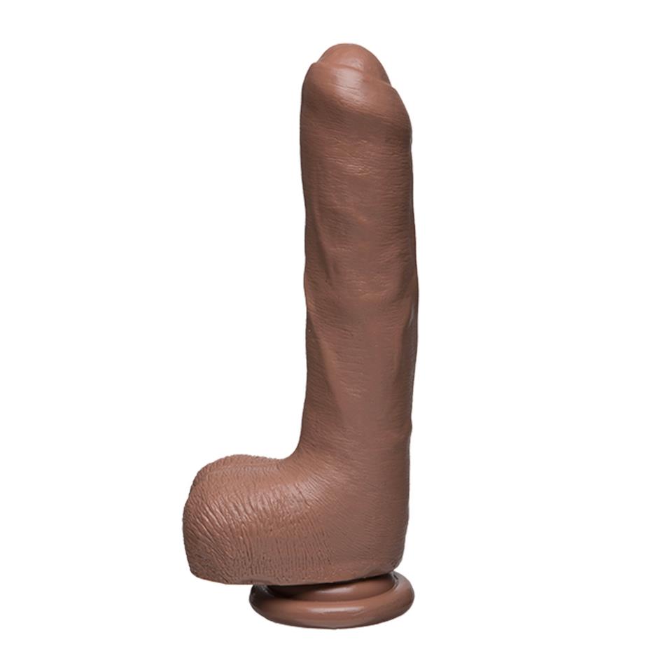 The D Uncut D 9 Inch Caramel Dildo With Balls