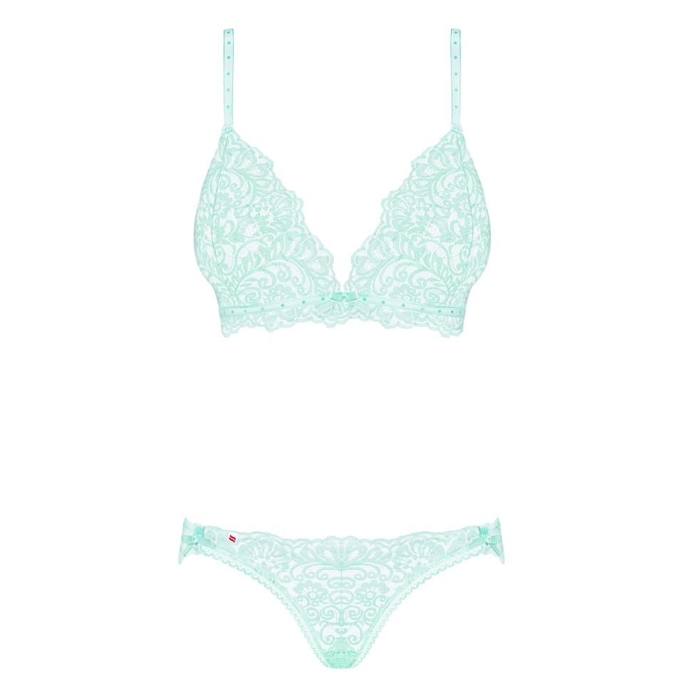 Obsessive Delicanta Set Mint Bra And Panties