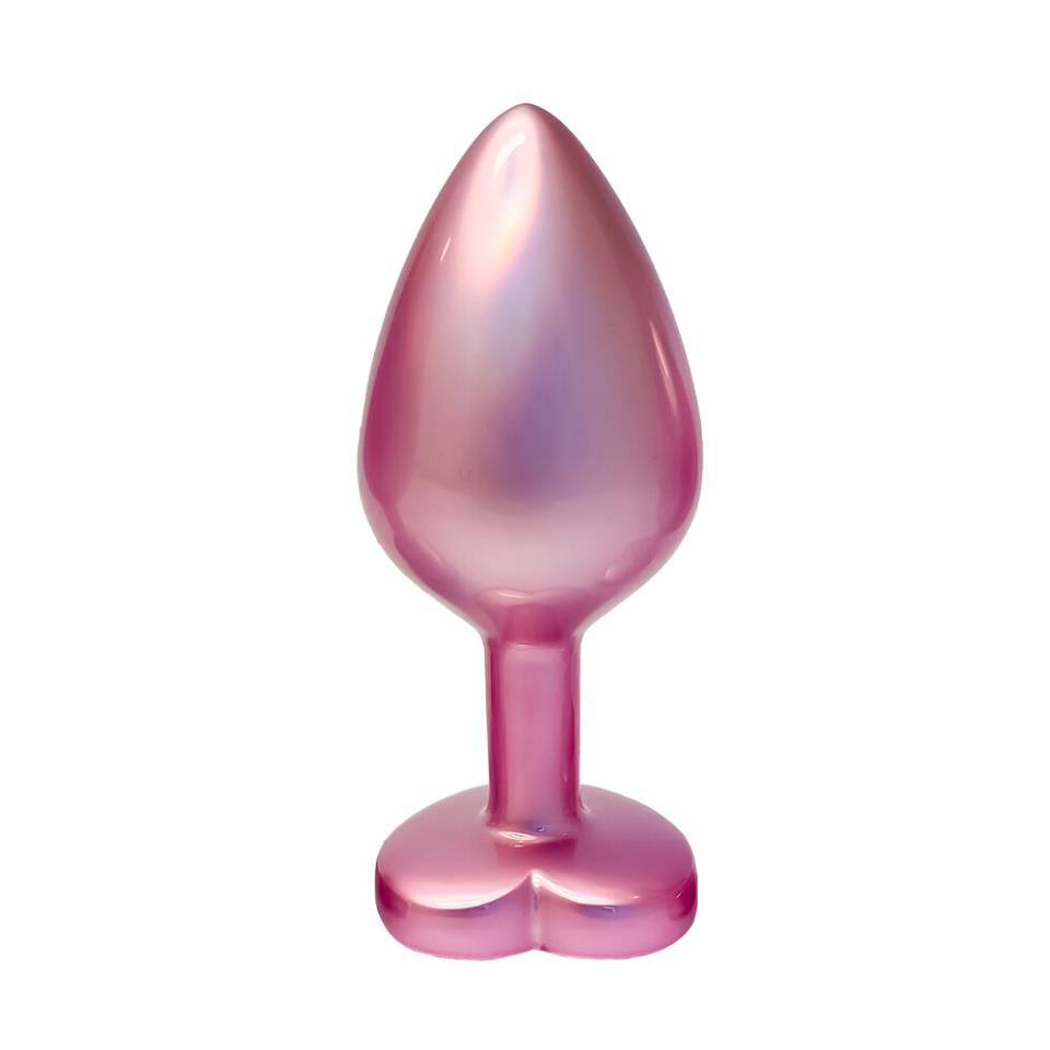 Gleaming Love Pearl Pink Butt Plug Medium