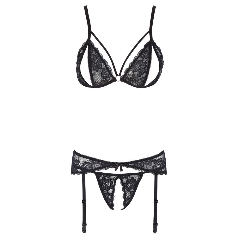 Cottelli Suspender Open Set
