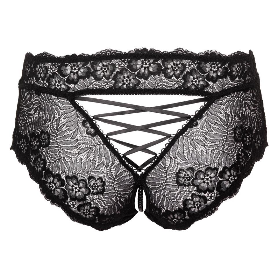 Cottelli Curves Panties With Pearl Chain