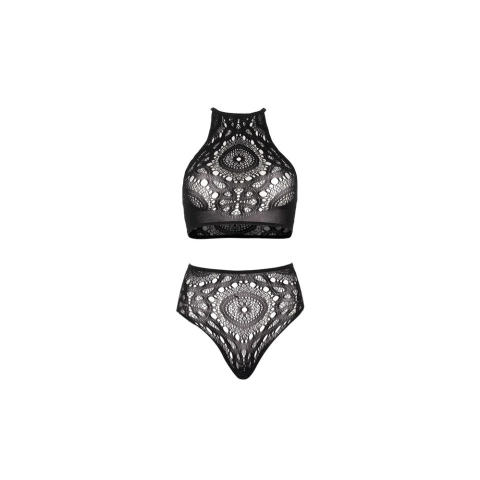 Leg Avenue Lace Top And High Waist String
