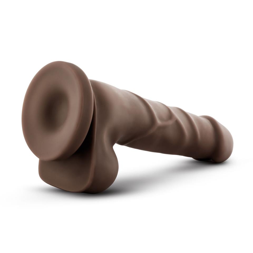 Dr Skin Realistic Cock Basic 7 Inch Chocolate Dildo