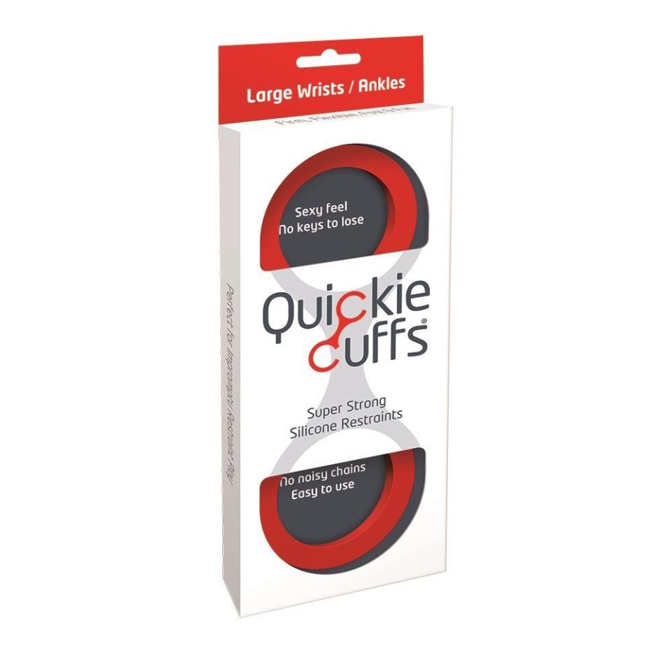 Quickie Cuffs Large Red Ankle Or Wrist Cuffs