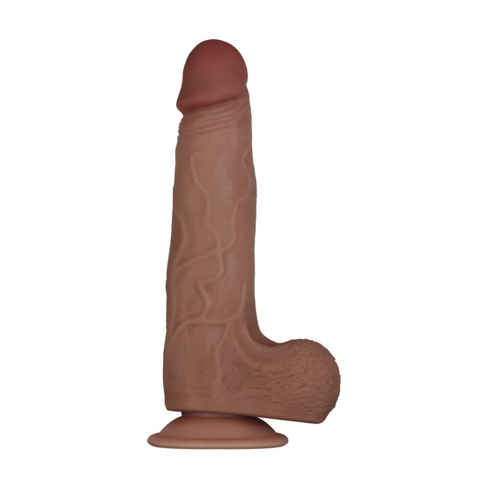Evolved Real Flex Skin Poseable Inch Dildo Flesh Brown