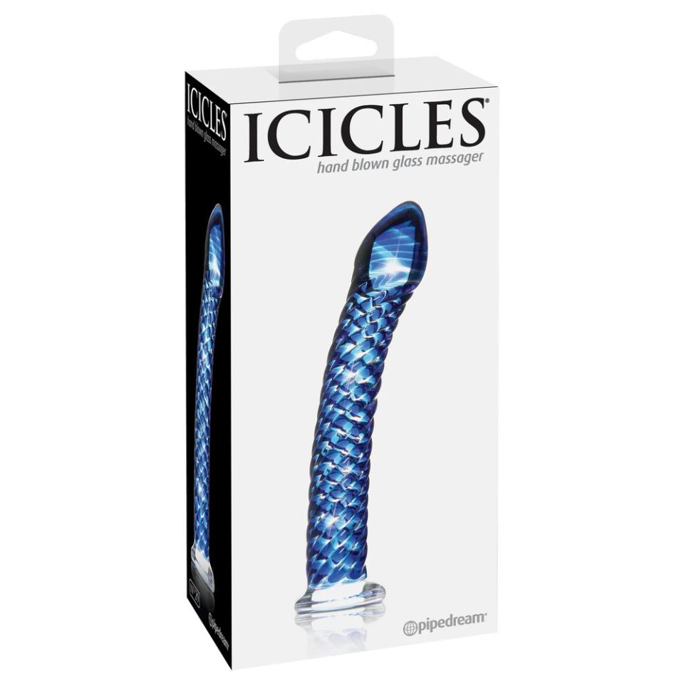 Icicles 29 Hand Blown Glass Massager