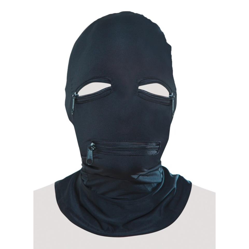 Fetish Fantasy Zipper Face Hooded Mask