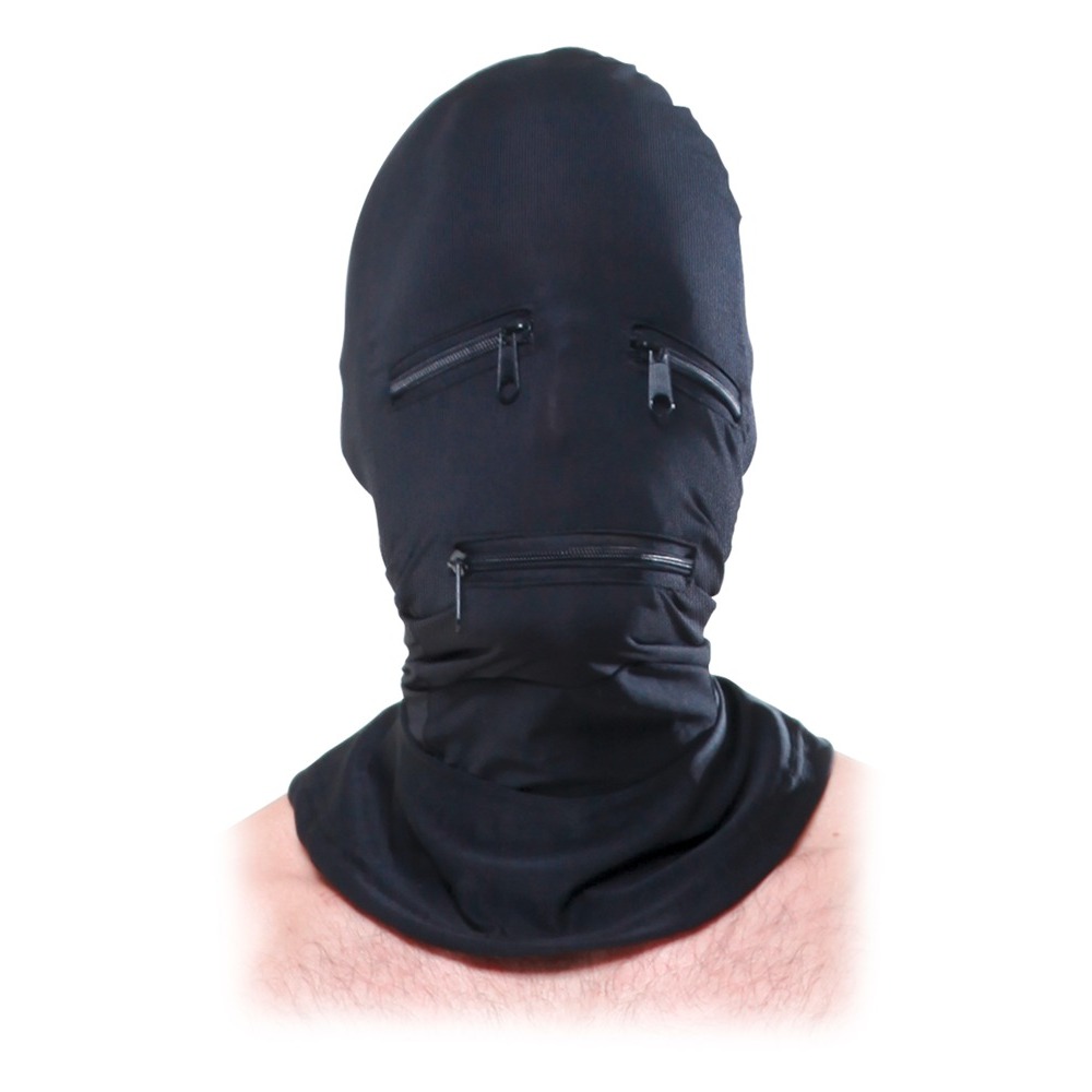 Fetish Fantasy Zipper Face Hooded Mask