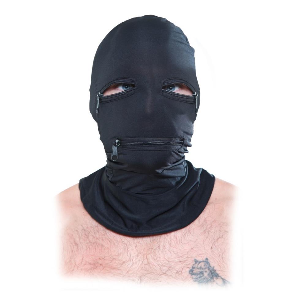 Fetish Fantasy Zipper Face Hooded Mask