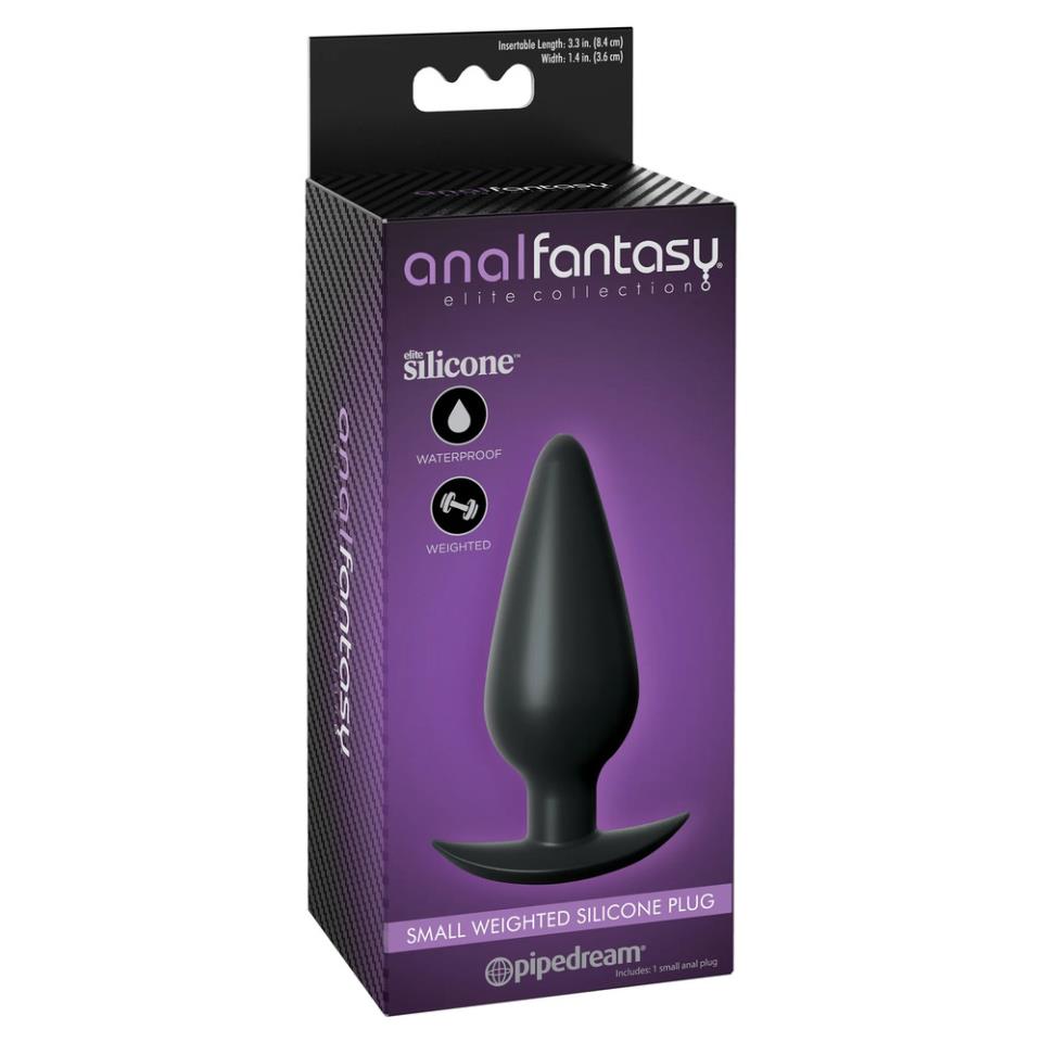 Anal Fantasy Elite Collection Small Weighted Silicone Butt Plug