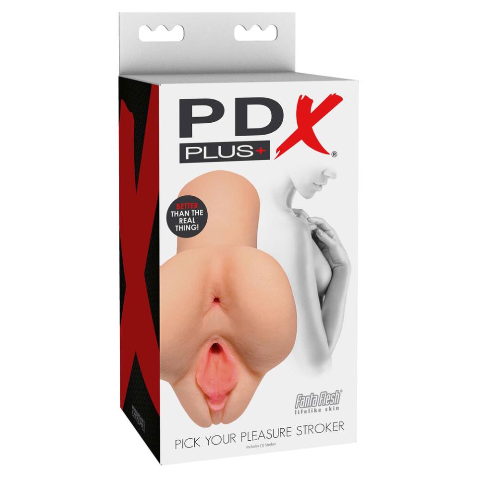 PDX Plus Pick Your Pleasure Stroker Flesh Pink