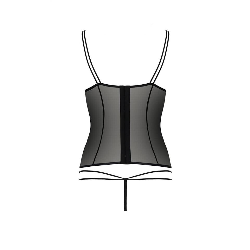 Passion Midori Red And Black Corset