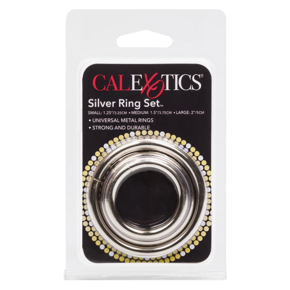 3 Piece Silver Ring Set