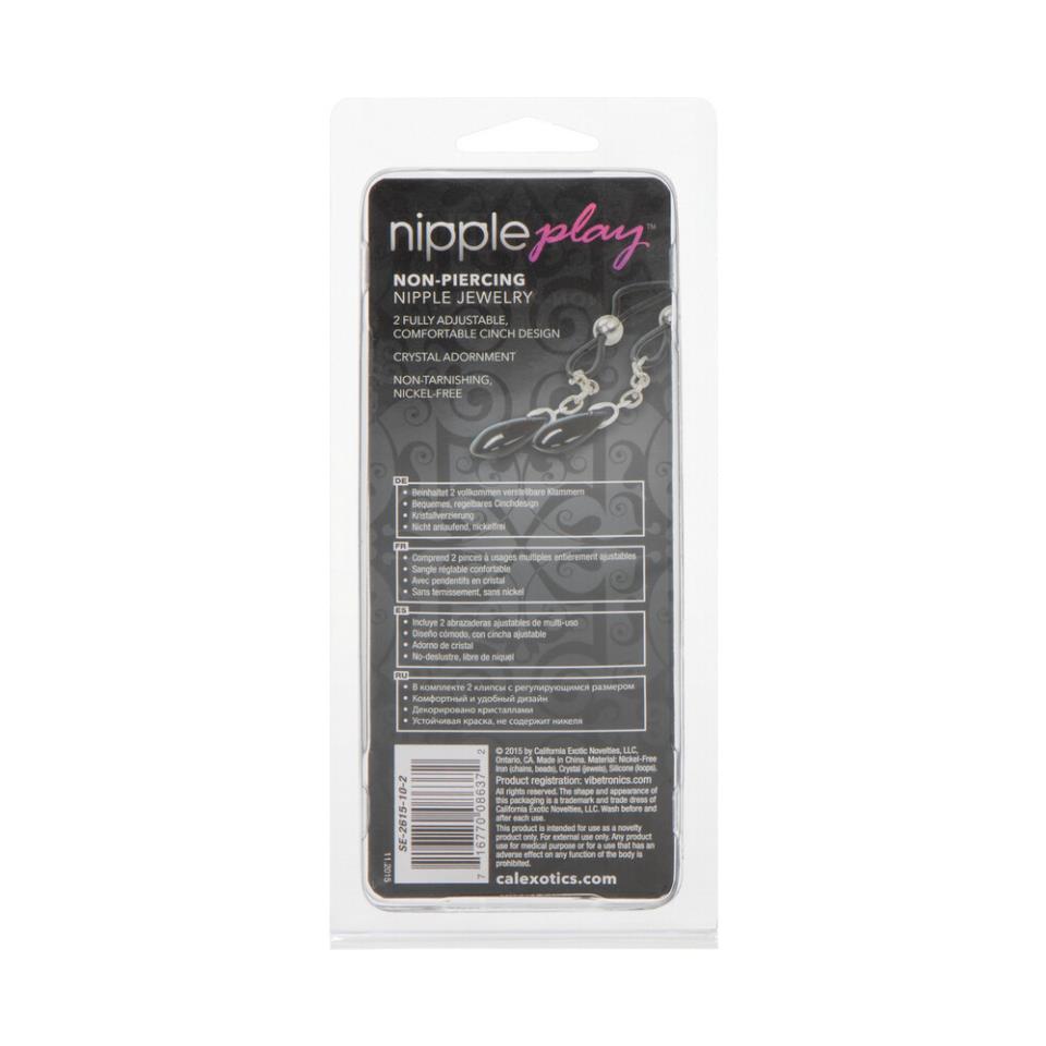 Nipple Play NonPiercing Nipple Jewellery Onyx